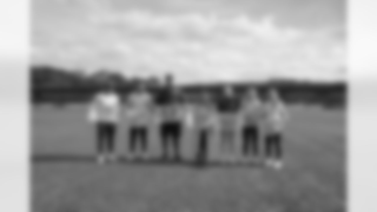 Pittsburgh Steelers legend Max Starks gives out Terrible Towels to locals on Wednesday, Sept. 24, 2025 in Derry, Ireland. (Josh Veon / Pittsburgh Steelers)