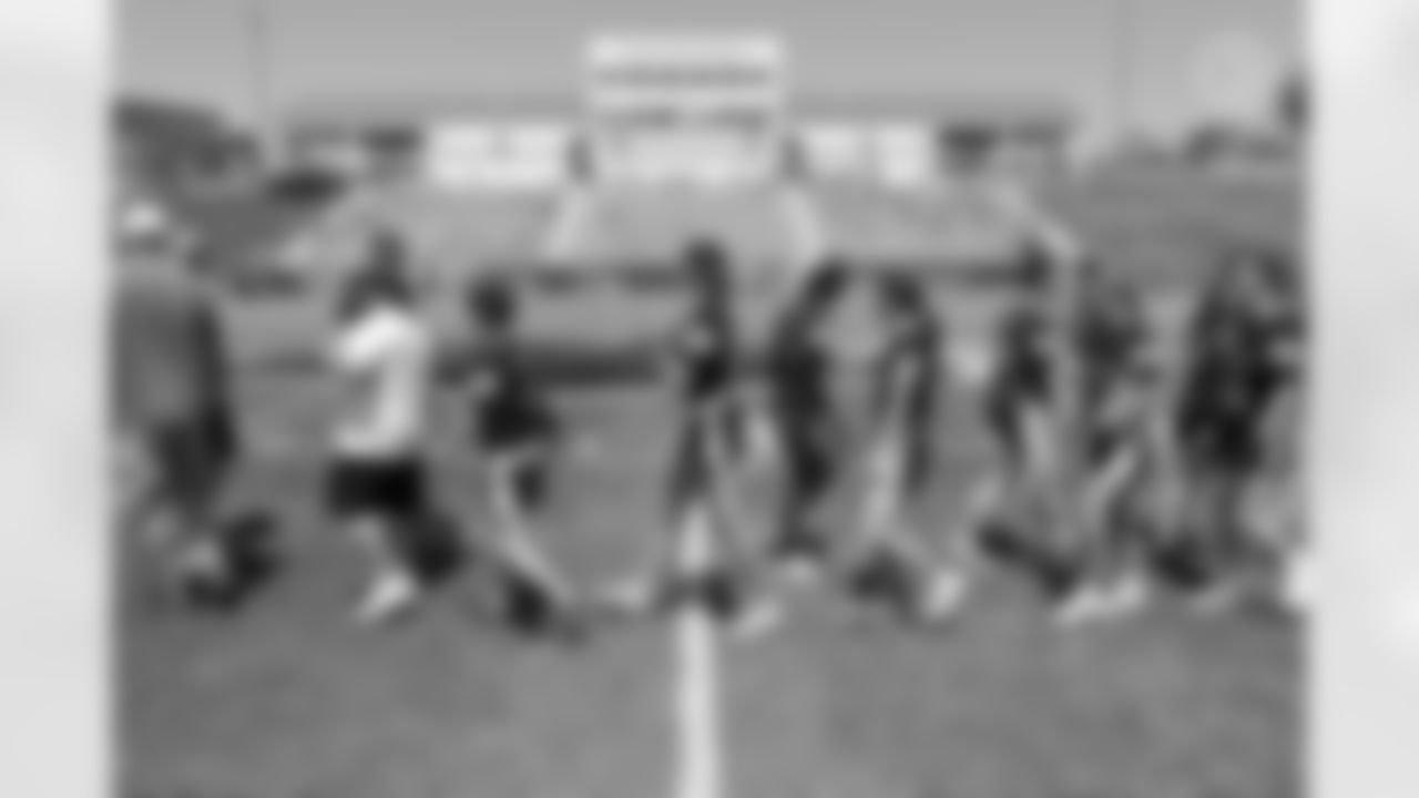 Week 6 of the Steelers' Girls High School Flag Football season on Sunday, May 11, 2024 at Bethel Park High School. (Brad Oskowski / Pittsburgh Steelers)