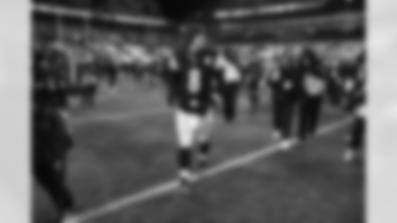 Pittsburgh Steelers quarterback Aaron Rodgers (8) during a postseason Wild Card game between the Pittsburgh Steelers and the Houston Texans, Monday, Jan. 12, 2026 in Pittsburgh, PA. (Jared Wickerham / Pittsburgh Steelers)