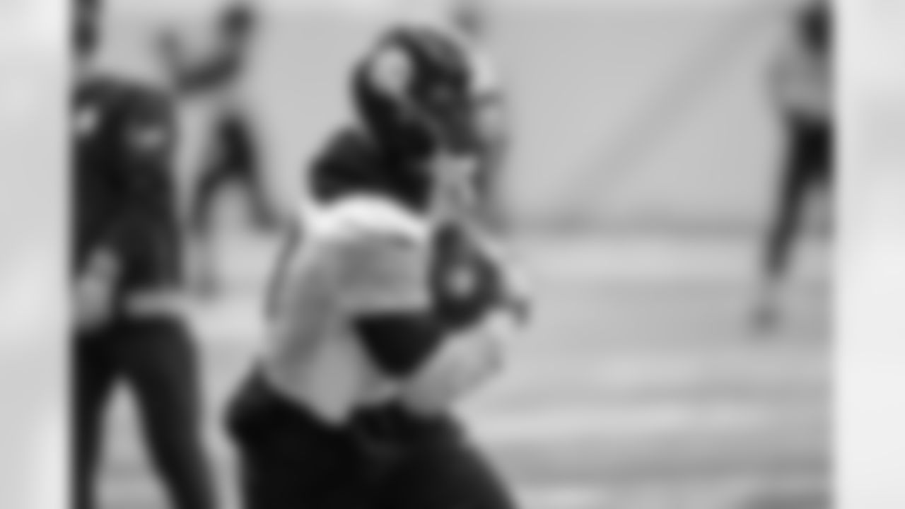 Pittsburgh Steelers wide receiver Marquez Valdes-Scantling (11) during practice at the UPMC Rooney Sports Complex preparing for a Week 15 matchup against the Miami Dolphins, Friday, Dec. 12, 2025 in Pittsburgh, PA. (Karl Roser / Pittsburgh Steelers)