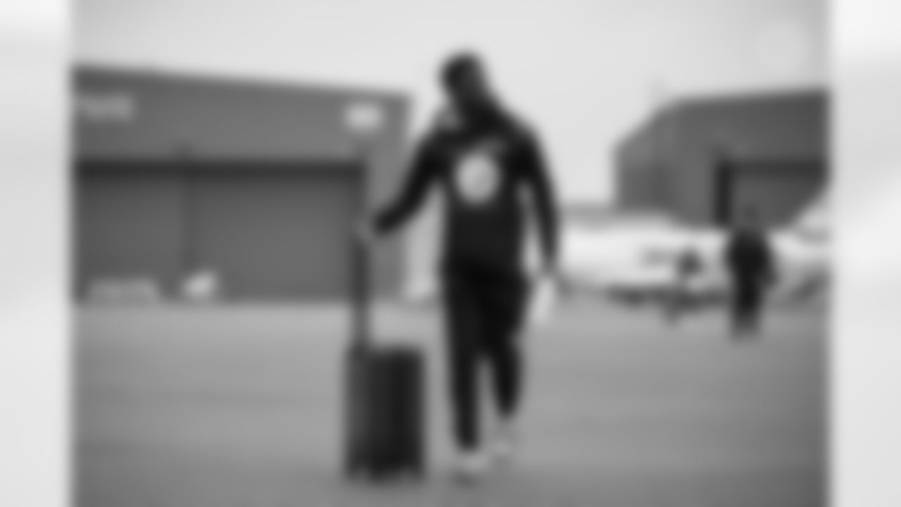 Pittsburgh Steelers cornerback James Pierre (42) travels to Los Angeles on Saturday, Nov. 8, 2025 for the Week 10 regular season matchup against the Los Angeles Chargers. (Alysa Rubin / Pittsburgh Steelers)