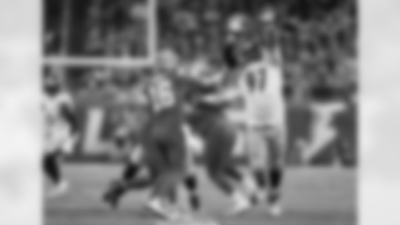 Pittsburgh Steelers defensive tackle Cameron Heyward (97) during a regular season game between the Pittsburgh Steelers and the Detroit Lions, Sunday, Dec. 21, 2025 in Detroit, MI. (Karl Roser / Pittsburgh Steelers)