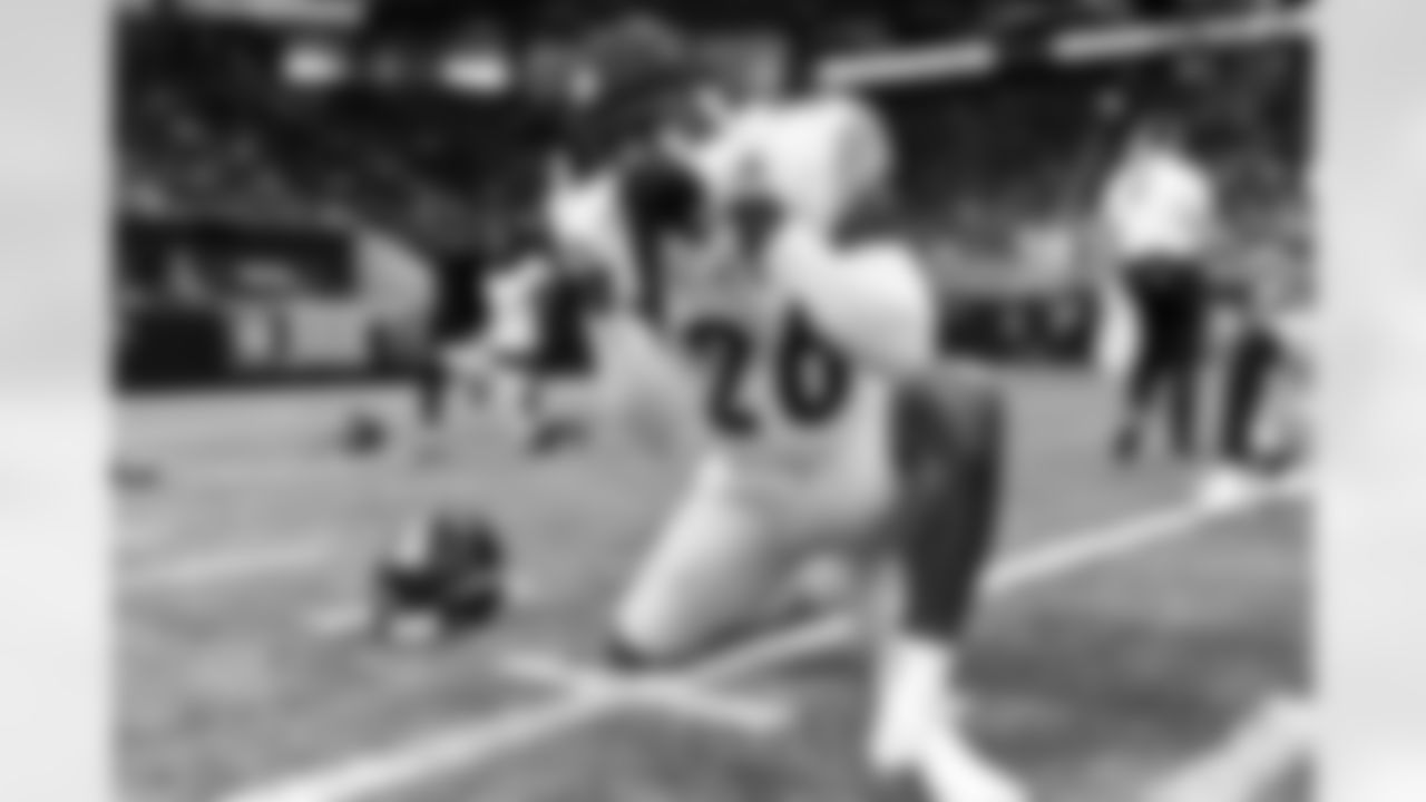 Pittsburgh Steelers cornerback Donte Jackson (26) prior to a regular season game between the Pittsburgh Steelers and the Atlanta Falcons, Sunday, Sept. 8, 2024 in Atlanta, GA. (Kyle Hess / Pittsburgh Steelers)
