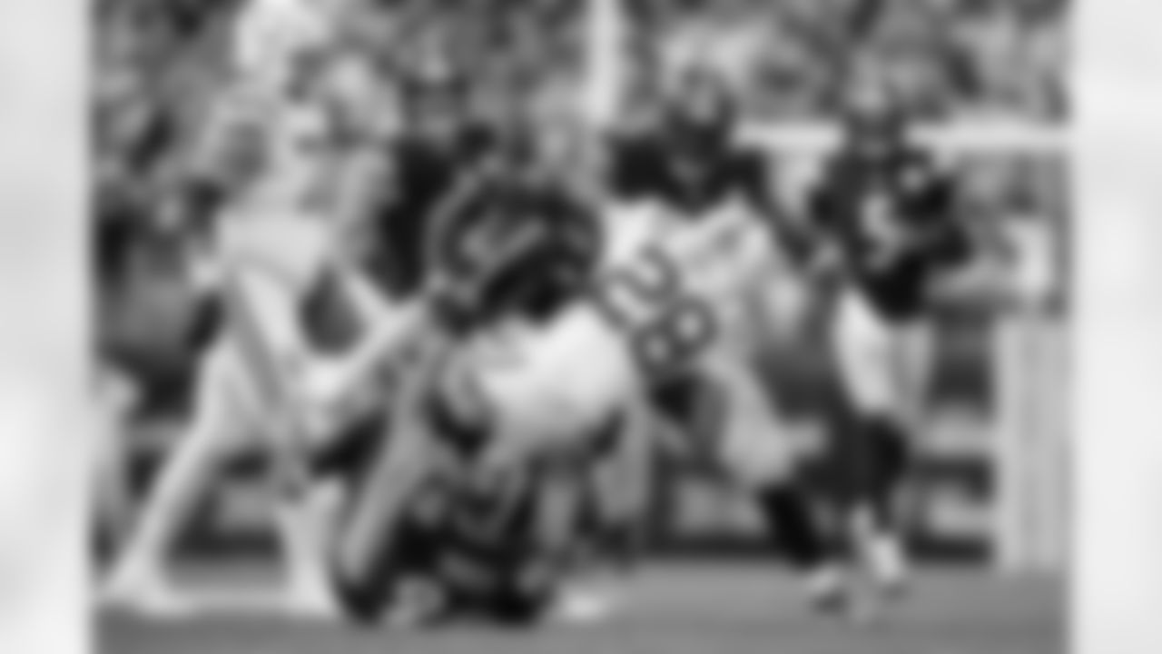 Pittsburgh Steelers safety Kyle Dugger (29) and Pittsburgh Steelers linebacker T.J. Watt (90) during a regular season game between the Pittsburgh Steelers and the Indianapolis Colts, Sunday, Nov. 2, 2025 in Pittsburgh, PA. The Steelers defeated the Colts 27-20. (Karl Roser / Pittsburgh Steelers)