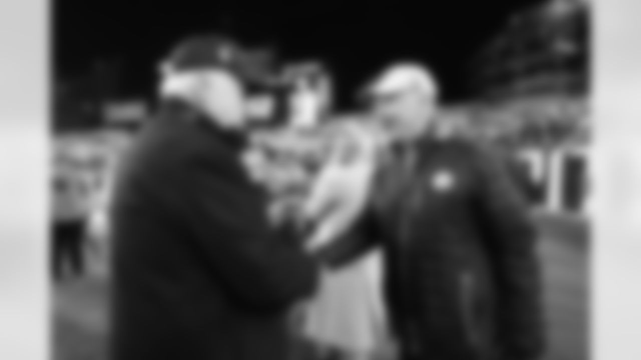 Salute Our Heroes Veteran of the game and Pittsburgh Steelers president Art Rooney II during a regular season game between the Pittsburgh Steelers and the Tennessee Titans, Thursday, Nov. 2, 2023 in Pittsburgh, PA. (Abigail Dean / Pittsburgh Steelers)