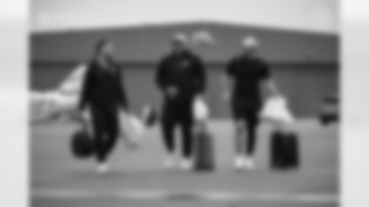 Pittsburgh Steelers linebacker Nick Herbig (51) Pittsburgh Steelers linebacker T.J. Watt (90) and Pittsburgh Steelers defensive tackle Cameron Heyward (97) travels to Los Angeles on Saturday, Nov. 8, 2025 for the Week 10 regular season matchup against the Los Angeles Chargers. (Alysa Rubin / Pittsburgh Steelers)