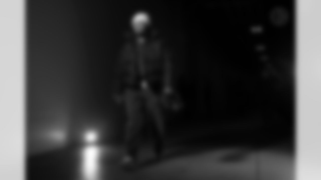 Pittsburgh Steelers linebacker Malik Harrison (50) during a regular season game between the Pittsburgh Steelers and the Buffalo Bills, Sunday, Nov. 30, 2025 in Pittsburgh, PA.  (Karl Roser / Pittsburgh Steelers)