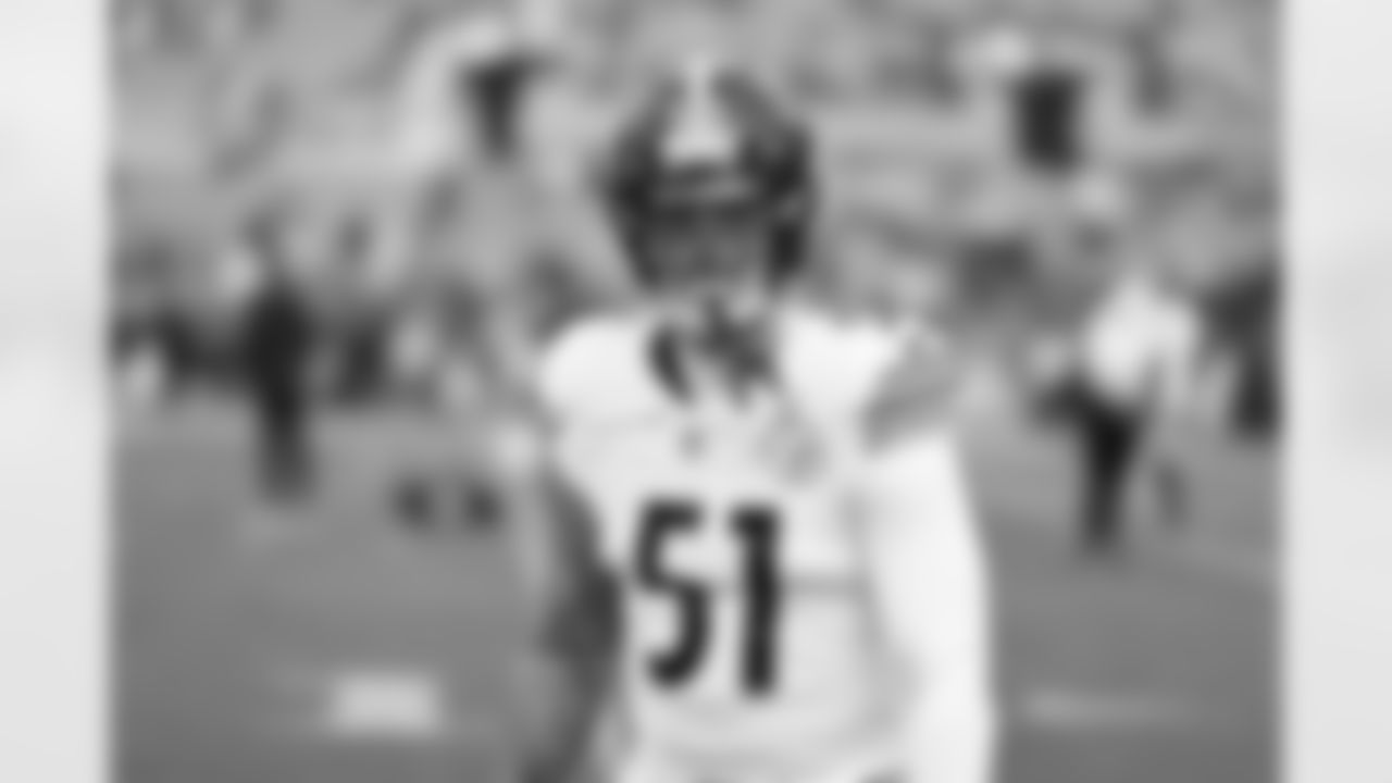 Pittsburgh Steelers linebacker Nick Herbig (51) during a regular season game between the Pittsburgh Steelers and the Baltimore Ravens, Sunday, Dec. 7, 2025 in Baltimore, MD. (Karl Roser / Pittsburgh Steelers)