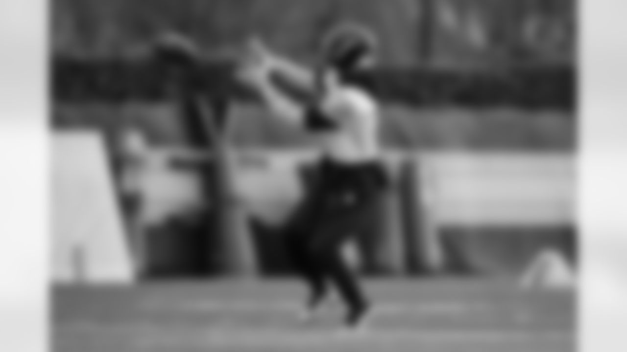 Pittsburgh Steelers wide receiver Marquez Valdes-Scantling (11) during practice at the UPMC Rooney Sports Complex preparing for a Week 11 matchup against the Cincinnati Bengals, Wednesday, Nov. 12, 2025 in Pittsburgh, PA. (Alysa Rubin / Pittsburgh Steelers)