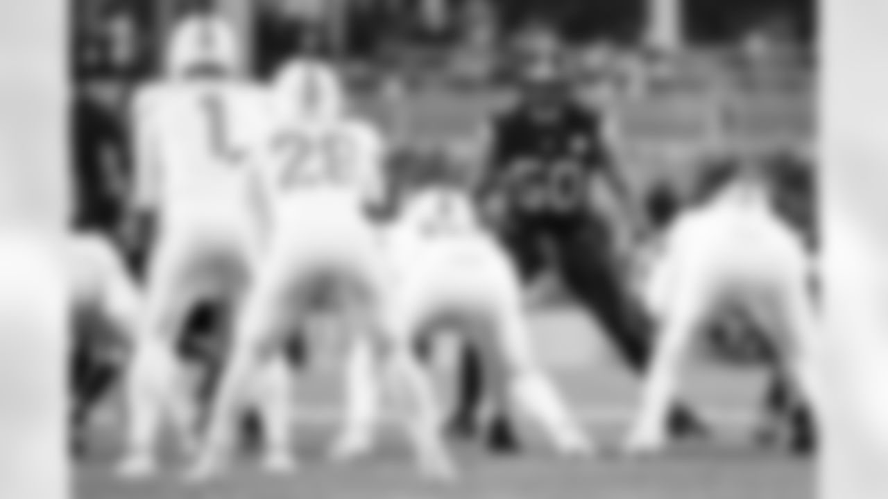 Pittsburgh Steelers linebacker Malik Harrison (50) during a regular season game between the Pittsburgh Steelers and the Miami Dolphins, Monday, Dec. 15, 2025 in Pittsburgh, PA. (Karl Roser / Pittsburgh Steelers)