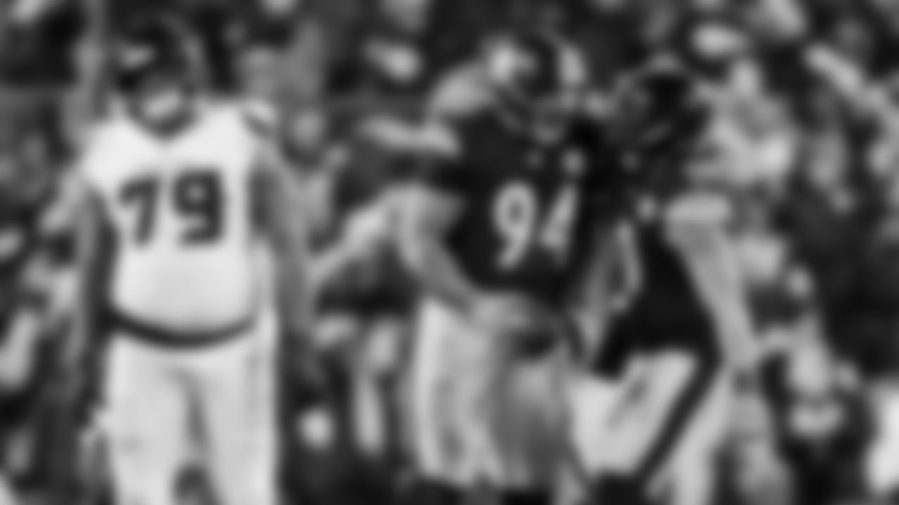 Pittsburgh Steelers defensive end Yahya Black (94) during a postseason Wild Card game between the Pittsburgh Steelers and the Houston Texans, Monday, Jan. 12, 2026 in Pittsburgh, PA. (Alysa Rubin / Pittsburgh Steelers)