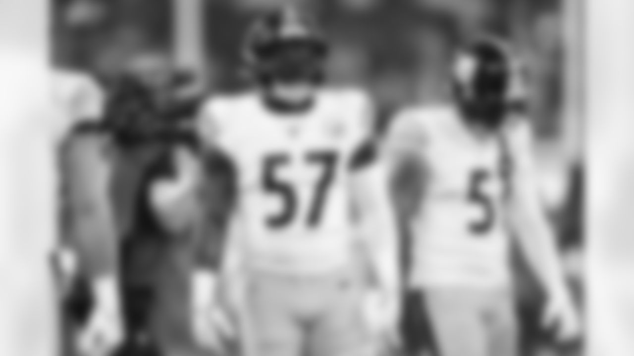 Pittsburgh Steelers linebacker Mark Robinson (57) during a regular season game between the Pittsburgh Steelers and the Los Angeles Chargers, Sunday, Nov. 9, 2025 in Inglewood, CA. (Karl Roser / Pittsburgh Steelers)