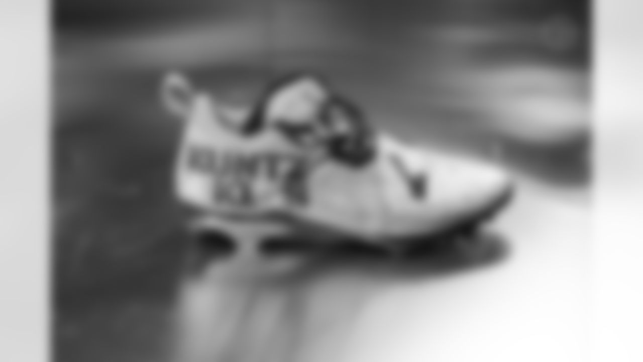 Pittsburgh Steelers long snapper Christian Kuntz (46) will showcase his custom cleats supporting Kuntz4Ki6s during Week 13. (Alysa Rubin / Pittsburgh Steelers)