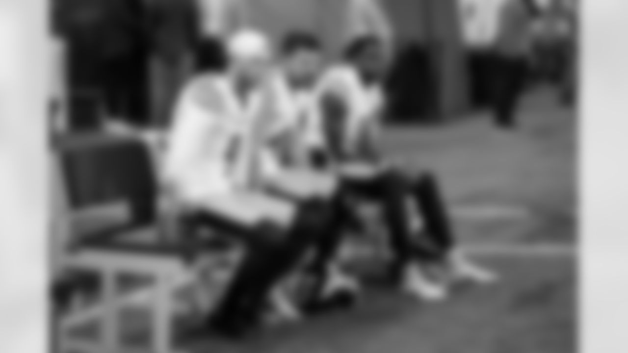 Pittsburgh Steelers kicker Chris Boswell (9), Pittsburgh Steelers long snapper Christian Kuntz (46), Pittsburgh Steelers punter Corliss Waitman (3) prior to a regular season game between the Pittsburgh Steelers and the Detroit Lions, Sunday, Dec. 21, 2025 in Detroit, MI. The Steelers defeated the Lions 29-24. (Karl Roser / Pittsburgh Steelers)