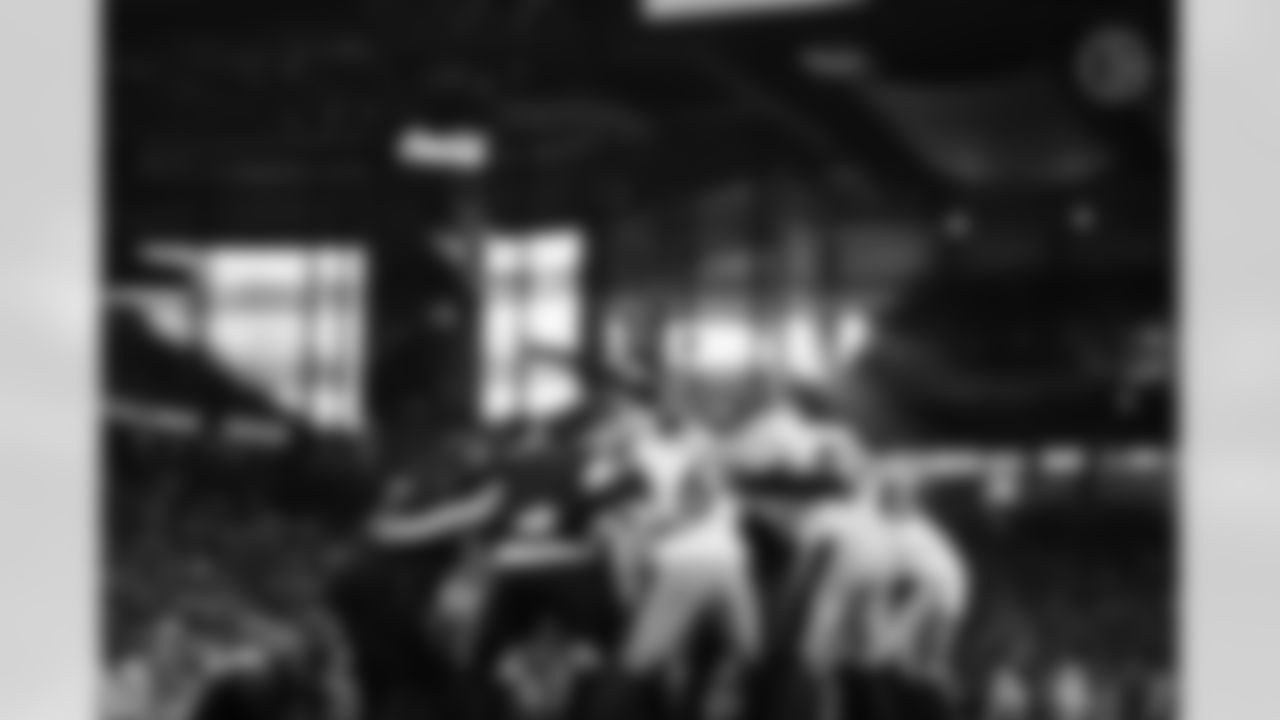 The defense huddles during a regular season game between the Pittsburgh Steelers and the Detroit Lions, Sunday, Dec. 21, 2025 in Detroit, MI. (Alysa Rubin / Pittsburgh Steelers)