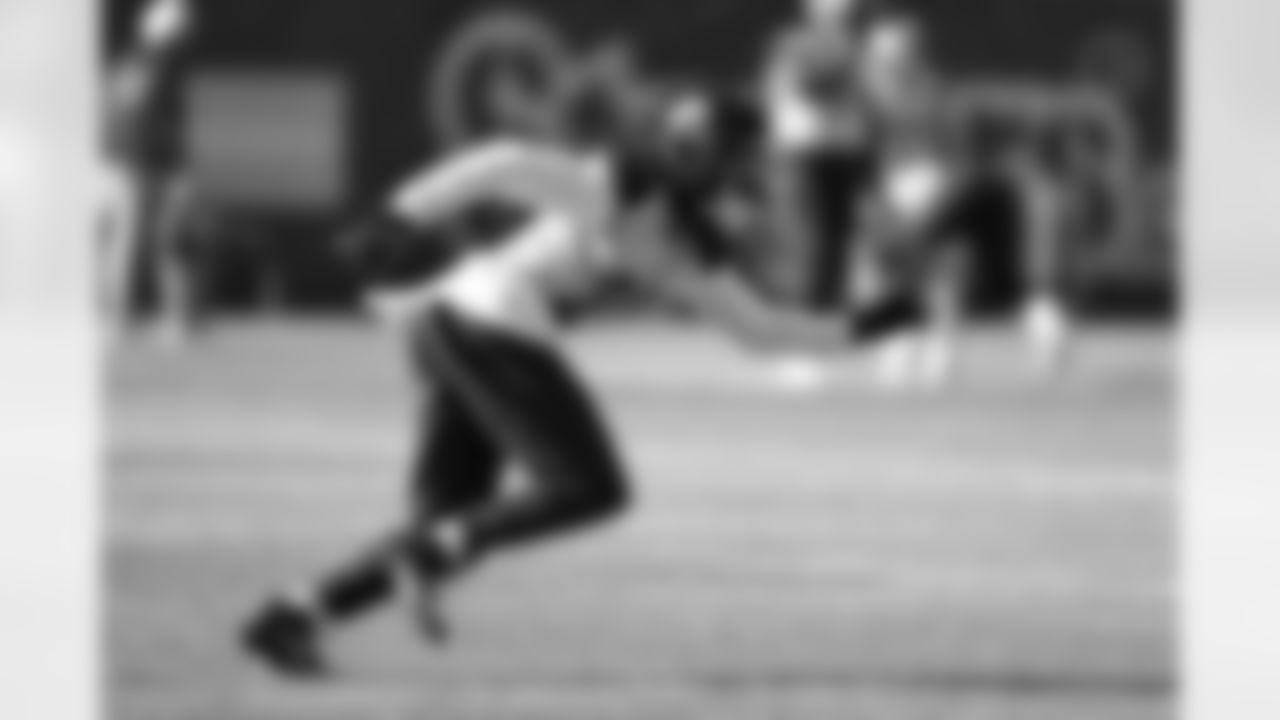 Pittsburgh Steelers safety Kyle Dugger (29) during practice at the UPMC Rooney Sports Complex preparing for a Week 10 matchup against the Los Angeles Chargers, Thursday, Nov. 6, 2025 in Pittsburgh, PA. (Karl Roser / Pittsburgh Steelers)