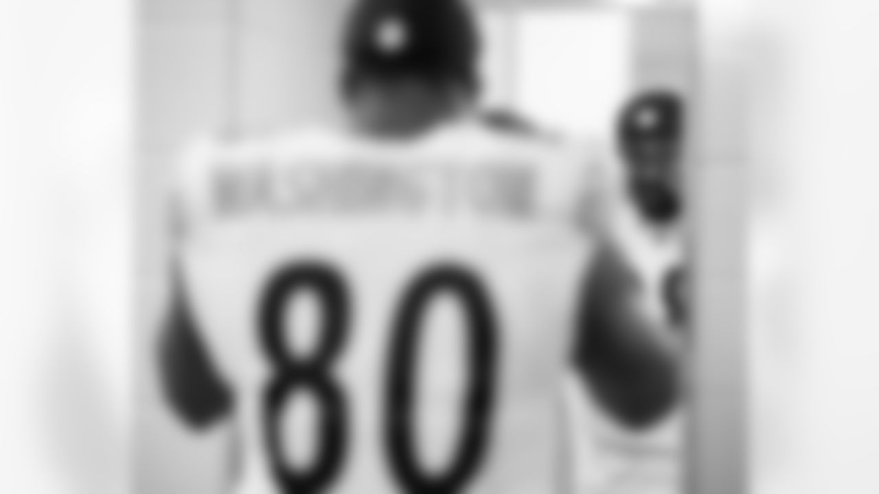 Pittsburgh Steelers tight end Darnell Washington (80) prior to a regular season game between the Pittsburgh Steelers and the Baltimore Ravens, Sunday, Dec. 7, 2025 in Baltimore, MD. The Steelers defeated the Ravens 27-22. (Karl Roser / Pittsburgh Steelers)