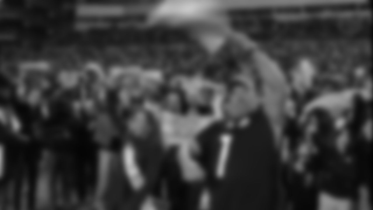 Larry the Cable Guy led the Terrible Towel Twirl for the Steelers game against the Cleveland Browns in 2011