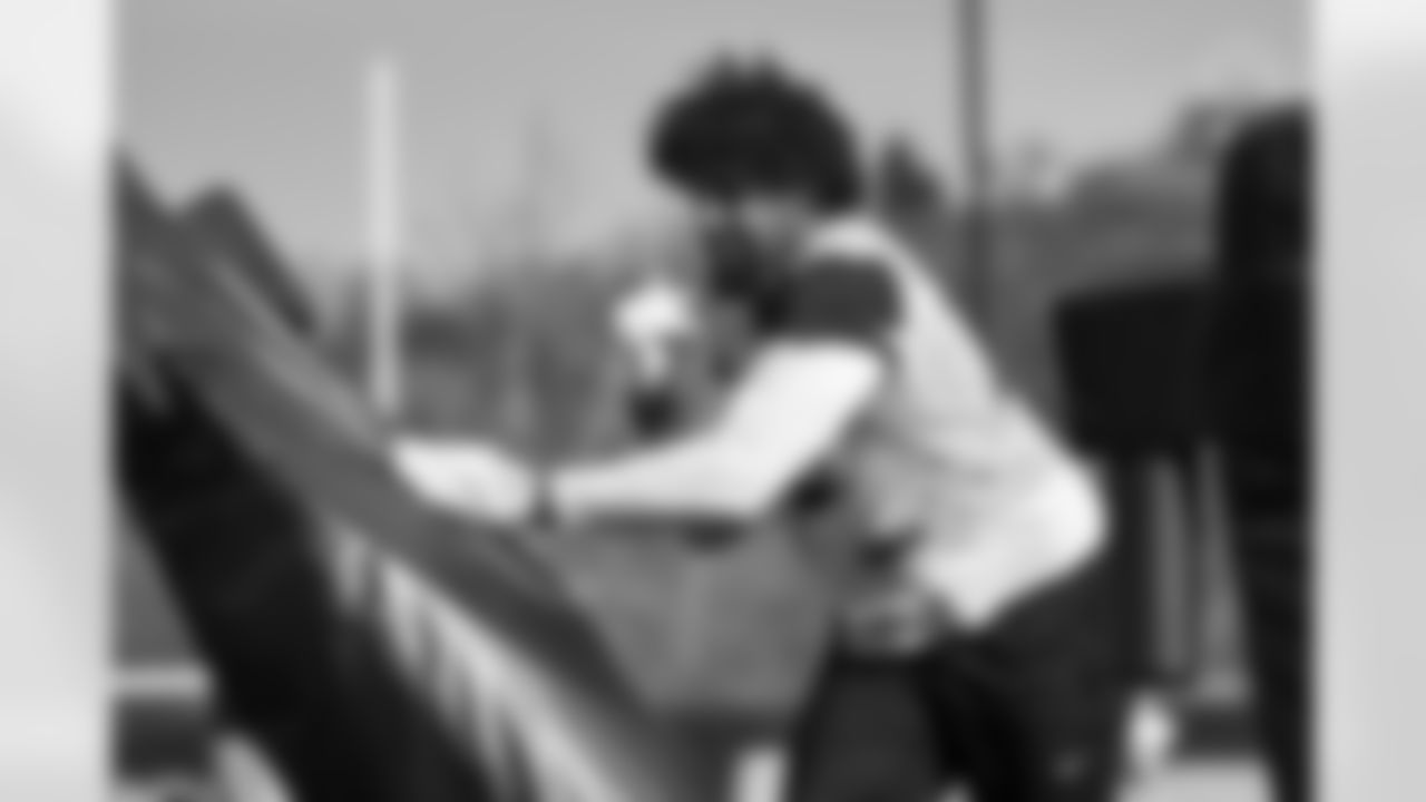 Pittsburgh Steelers defensive tackle Anthony Goodlow (72) during practice at the UPMC Rooney Sports Complex preparing for a Wild Card matchup against the Houston Texans, Thursday, Jan. 8, 2026 in Pittsburgh, PA. (Alysa Rubin / Pittsburgh Steelers)