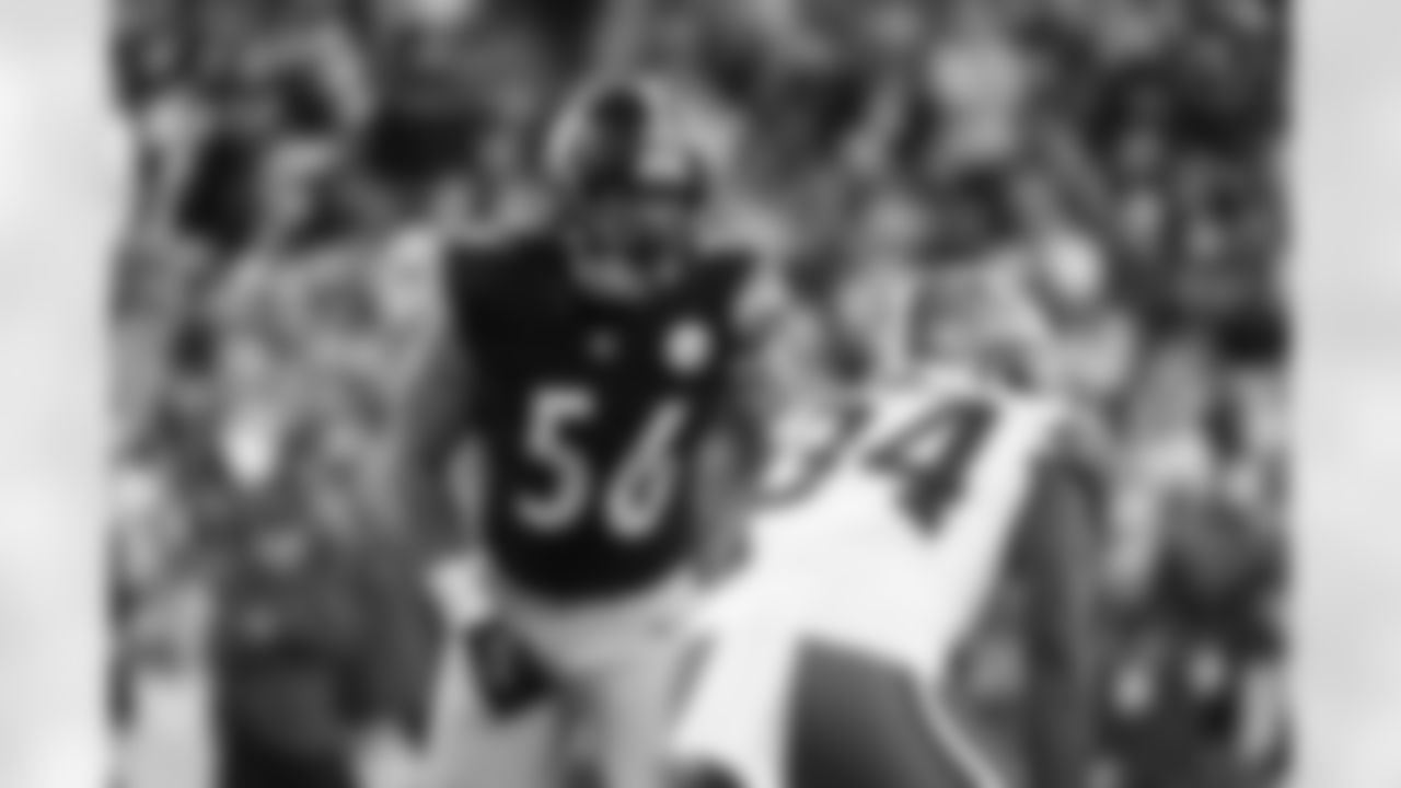 Pittsburgh Steelers linebacker Alex Highsmith (56) during a regular season game between the Pittsburgh Steelers and the Cleveland Browns, Sunday, Dec. 8, 2024 in Pittsburgh, PA. (Arron Anastasia / Pittsburgh Steelers)