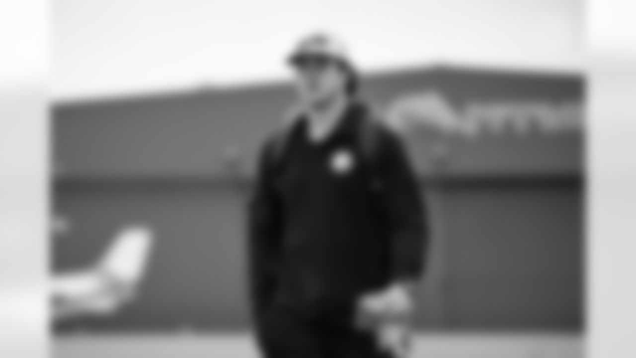 Pittsburgh Steelers linebacker Carson Bruener (44) travels to Detroit on Saturday, Dec. 20, 2025 for the Week 16 regular season matchup against the Detroit Lions. (Alysa Rubin / Pittsburgh Steelers)