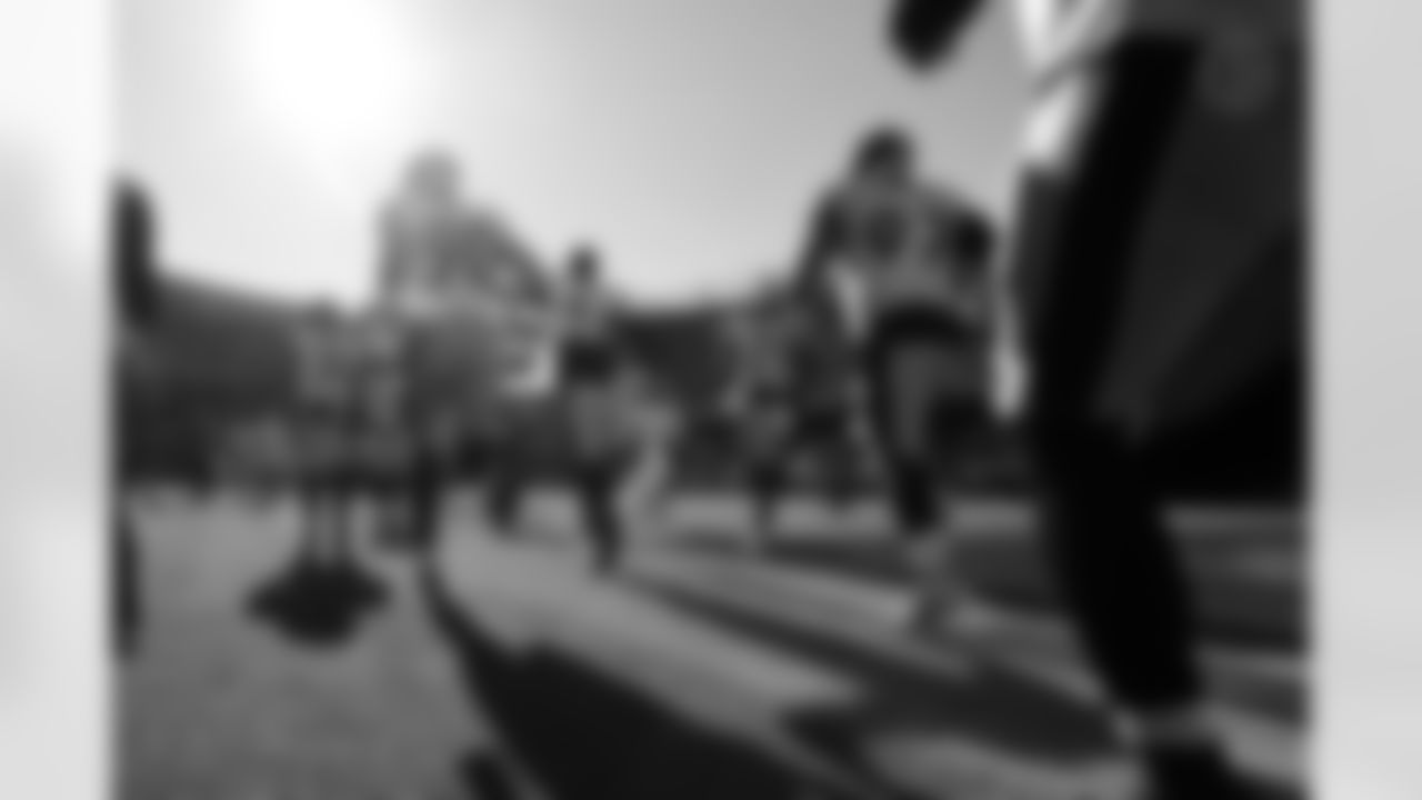 The team intros during a regular season game between the Pittsburgh Steelers and the Chicago Bears, Sunday, Nov. 23, 2025 in Chicago, IL. (Nick Smith / Pittsburgh Steelers)