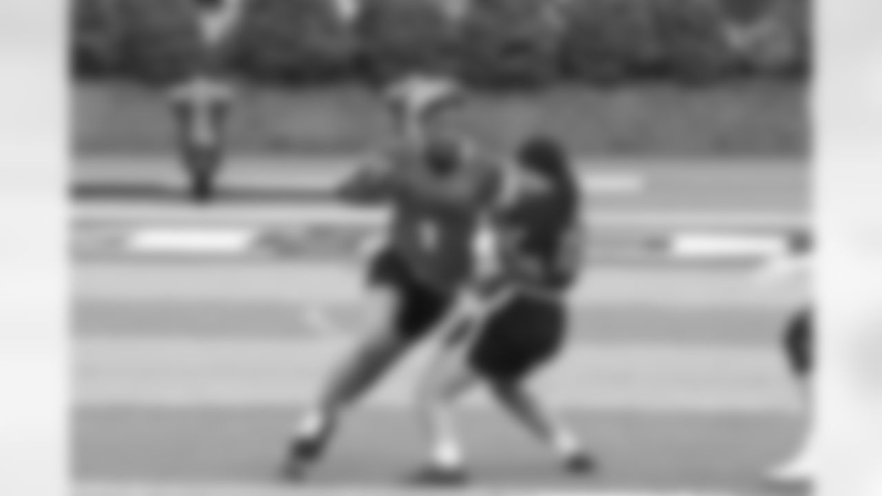 The Sweet 16 and Elite Eight rounds of the Steelers' Girls High School Flag Football season take place on Saturday, May 17, 2024 at Moon High School. (Brad Oskowski / Pittsburgh Steelers)