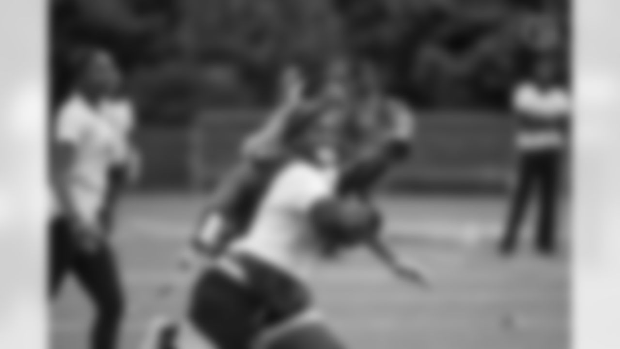Week 6 of the Steelers' Girls High School Flag Football season Sunday, May 12, 2024 at Ambridge High School. (Arron Anastasia / Pittsburgh Steelers)
