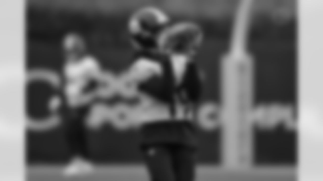 Pittsburgh Steelers wide receiver Calvin Austin III (19) during practice at the UPMC Rooney Sports Complex preparing for a Week 12 matchup against the Chicago Bears, Friday, Nov. 21, 2025 in Pittsburgh, PA. (Alysa Rubin / Pittsburgh Steelers)