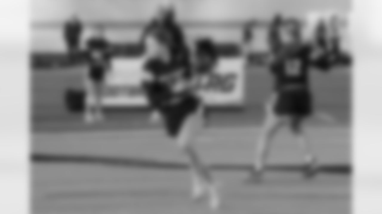 Week 1 of the Steelers' Girls High School Flag Football season on Wednesday, April 16, 2025 at North Allegheny Senior High School. (Brad Oskowski / Pittsburgh Steelers)