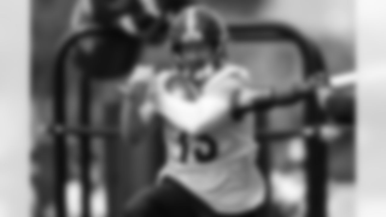 Pittsburgh Steelers wide receiver Scotty Miller (13) participates in the Organized Team Activities (OTAs), Tuesday May 27, 2025 at the UPMC Rooney Sports Complex. (Alysa Rubin / Pittsburgh Steelers)