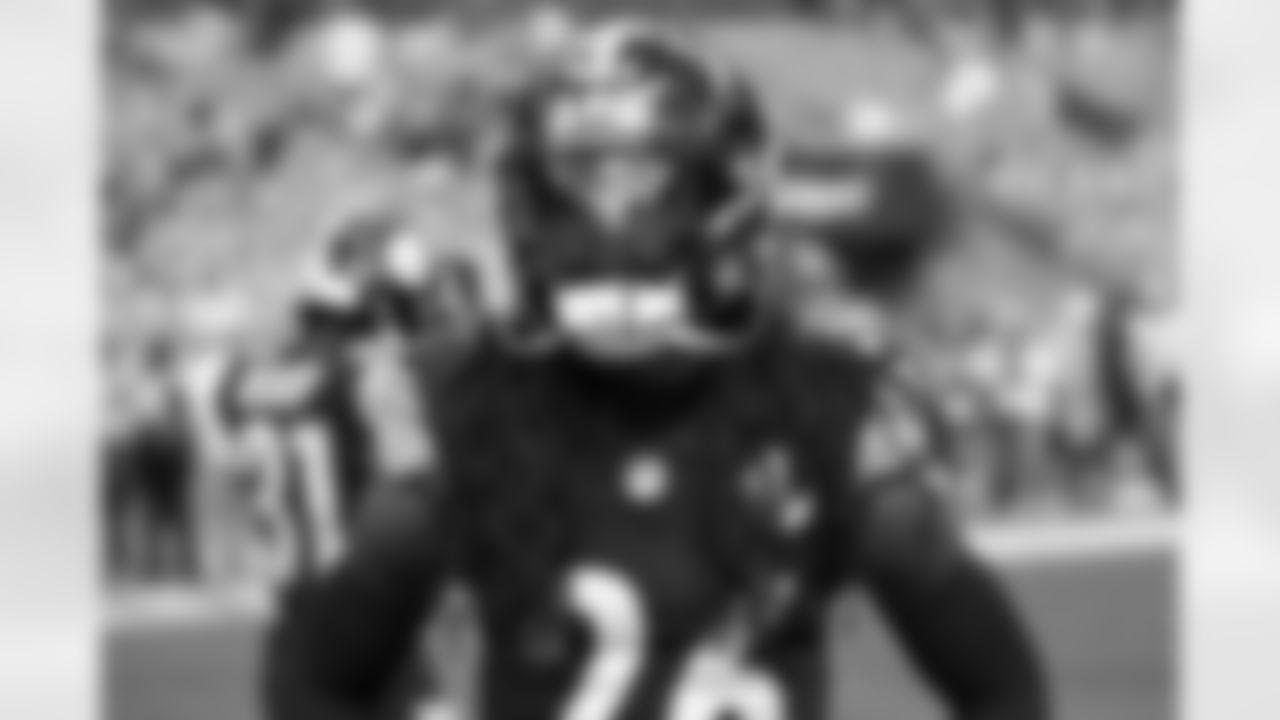 Pittsburgh Steelers cornerback Donte Jackson (26) prior to a regular season game between the Pittsburgh Steelers and the Denver Broncos, Sunday, Sept. 15, 2024 in Denver, CO. (Karl Roser / Pittsburgh Steelers)