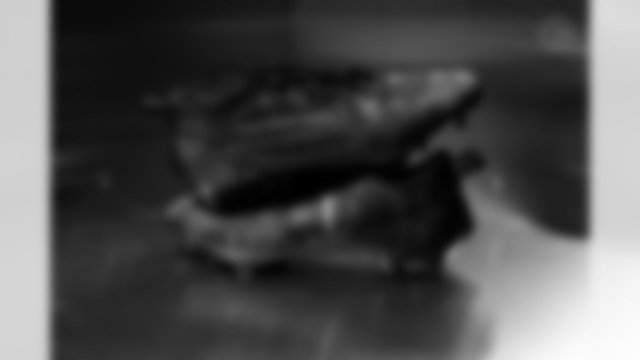 Pittsburgh Steelers wide receiver Max Hurleman (84) will showcase his custom cleats supporting Voice Up Berks during Week 13. (Alysa Rubin / Pittsburgh Steelers)