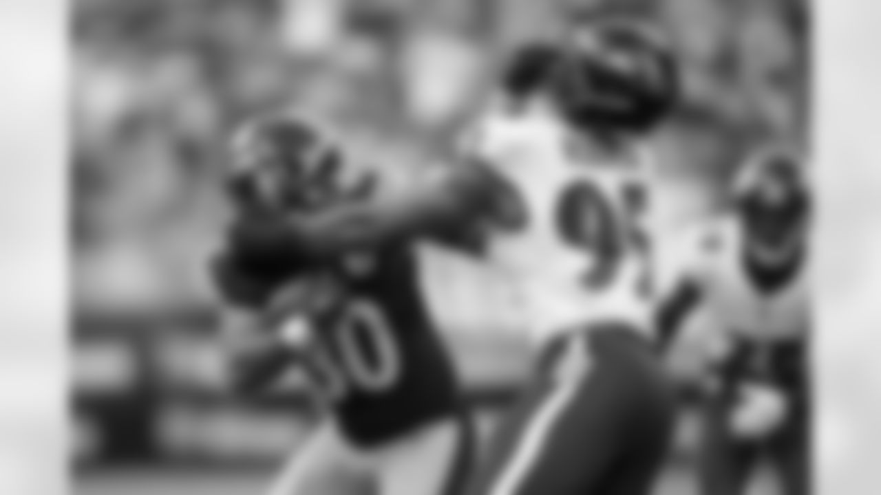 Pittsburgh Steelers running back Jaylen Warren (30) during a regular season game between the Pittsburgh Steelers and the Baltimore Ravens, Sunday, Oct. 8, 2023 in Pittsburgh, PA. The Steelers defeated the Ravens 17-10. (Karl Roser / Pittsburgh Steelers)