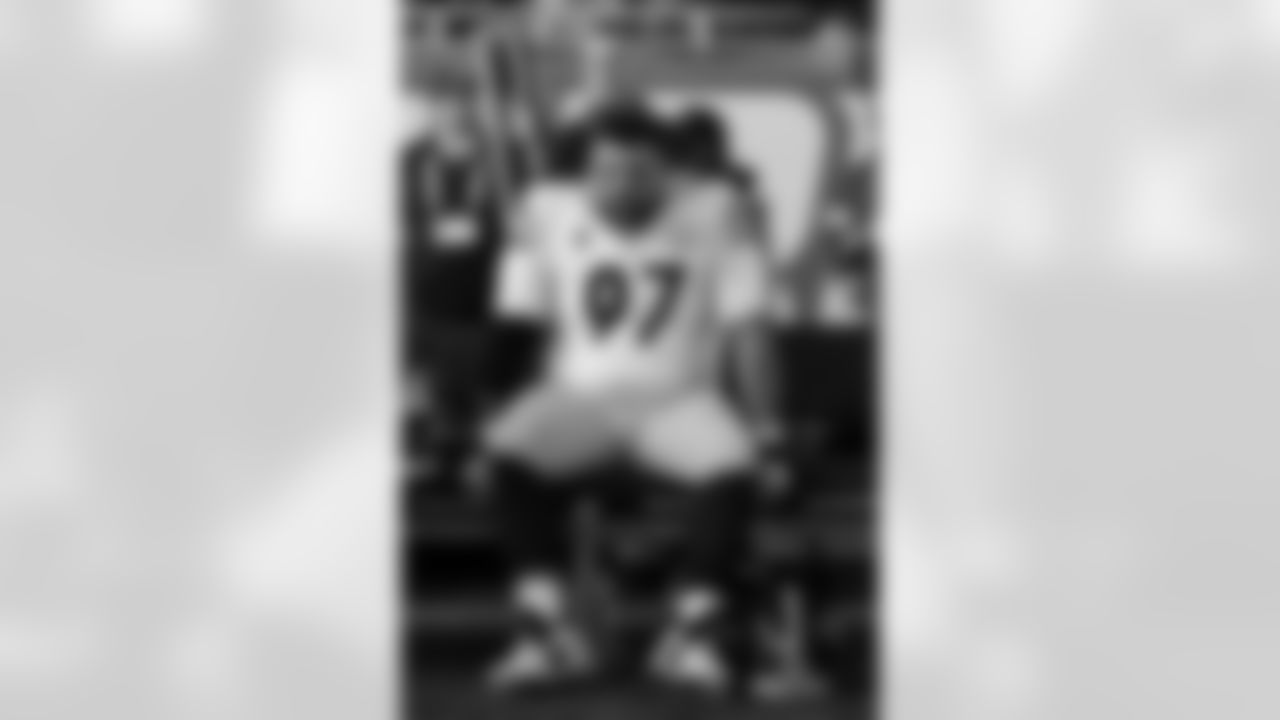 Pittsburgh Steelers defensive tackle Cameron Heyward (97) during a regular season game between the Pittsburgh Steelers and the Detroit Lions, Sunday, Dec. 21, 2025 in Detroit, MI. (Karl Roser / Pittsburgh Steelers)