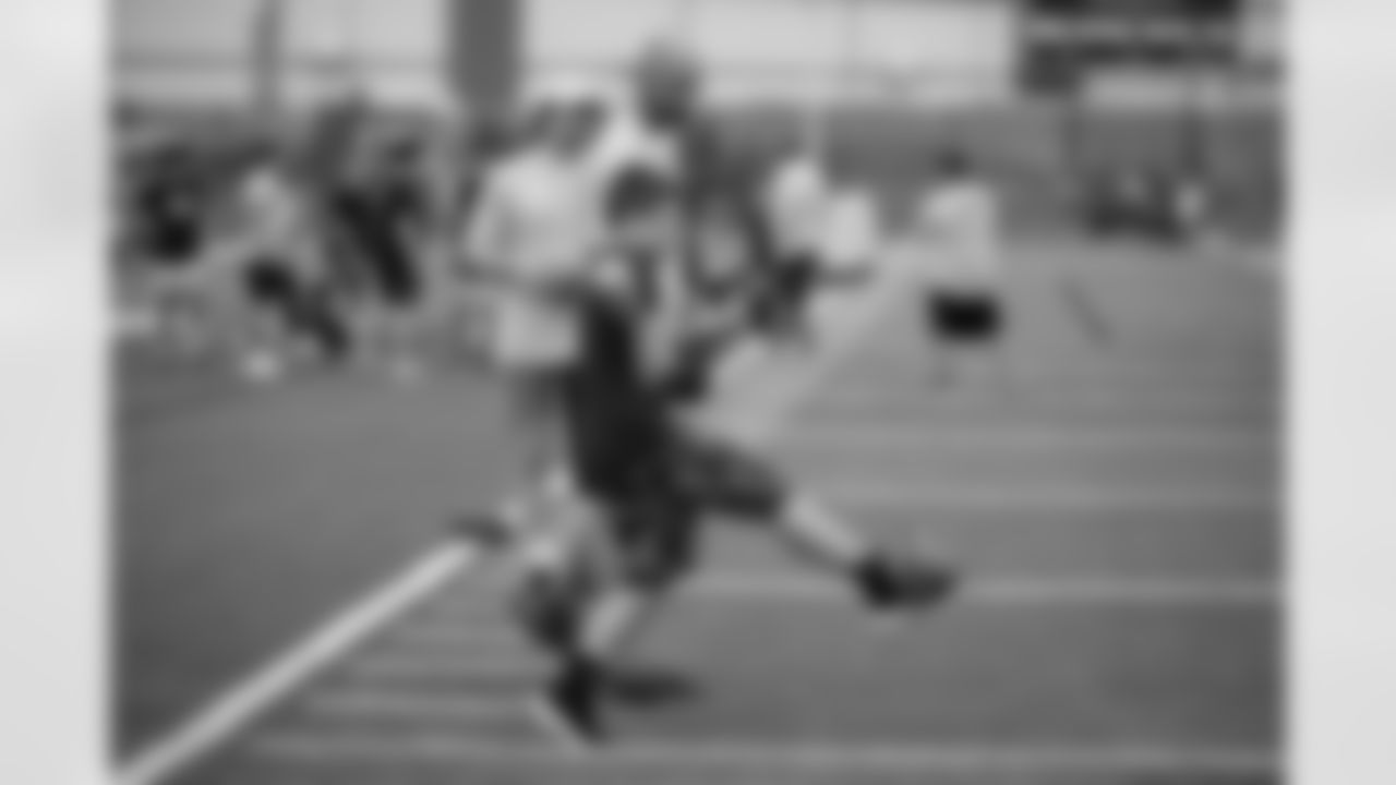 The Steelers host a 2025 Youth Football Camp at Highlands Sports Complex Friday, June 13, 2025 in Triadelphia, WV. (Alysa Rubin / Pittsburgh Steelers)