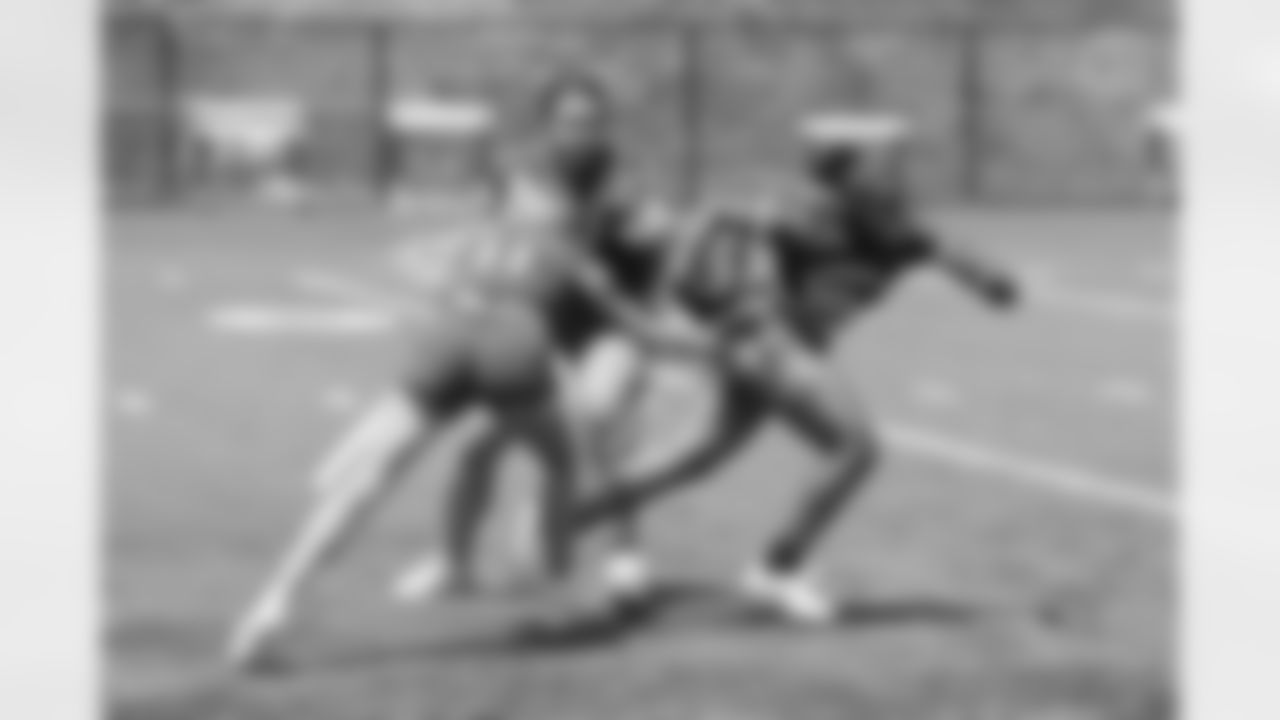 Week 6 of the Steelers' Girls High School Flag Football season on Sunday, May 11, 2024 at Bethel Park High School. (Brad Oskowski / Pittsburgh Steelers)
