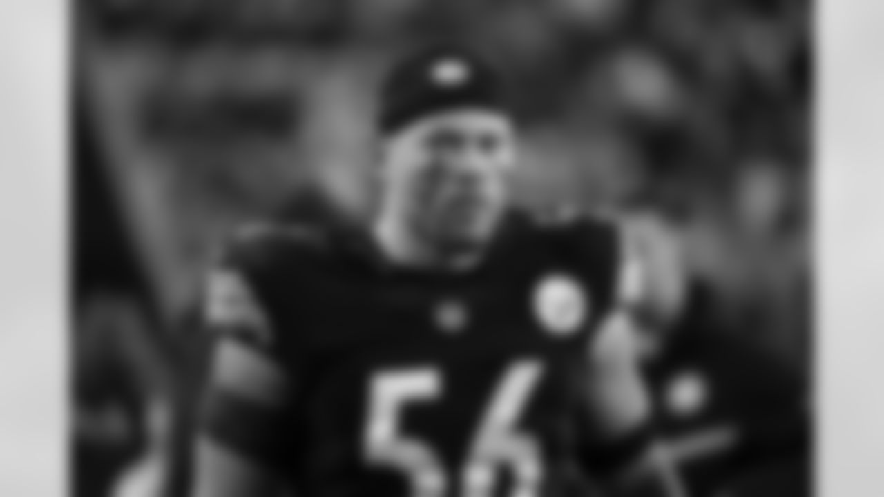 Pittsburgh Steelers linebacker Alex Highsmith (56) during a postseason Wild Card game between the Pittsburgh Steelers and the Houston Texans, Monday, Jan. 12, 2026 in Pittsburgh, PA. (Taylor Ollason  / Pittsburgh Steelers)