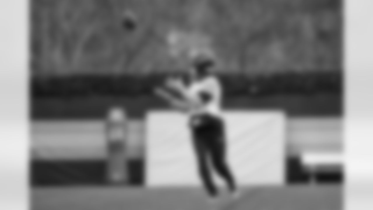 Pittsburgh Steelers wide receiver Marquez Valdes-Scantling (11) during practice at the UPMC Rooney Sports Complex preparing for a Week 11 matchup against the Cincinnati Bengals, Friday, Nov. 14, 2025 in Pittsburgh, PA. (Alysa Rubin / Pittsburgh Steelers)