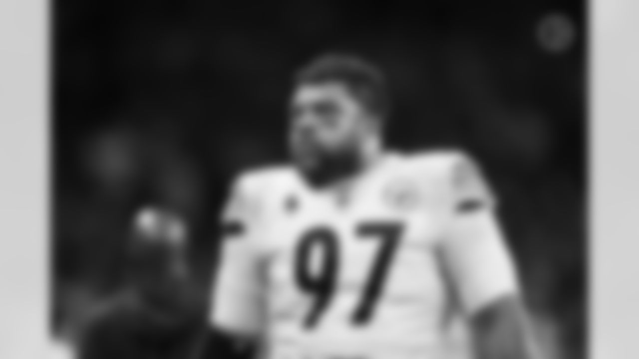 Pittsburgh Steelers defensive tackle Cameron Heyward (97) during a regular season game between the Pittsburgh Steelers and the Detroit Lions, Sunday, Dec. 21, 2025 in Detroit, MI. (Alysa Rubin / Pittsburgh Steelers)