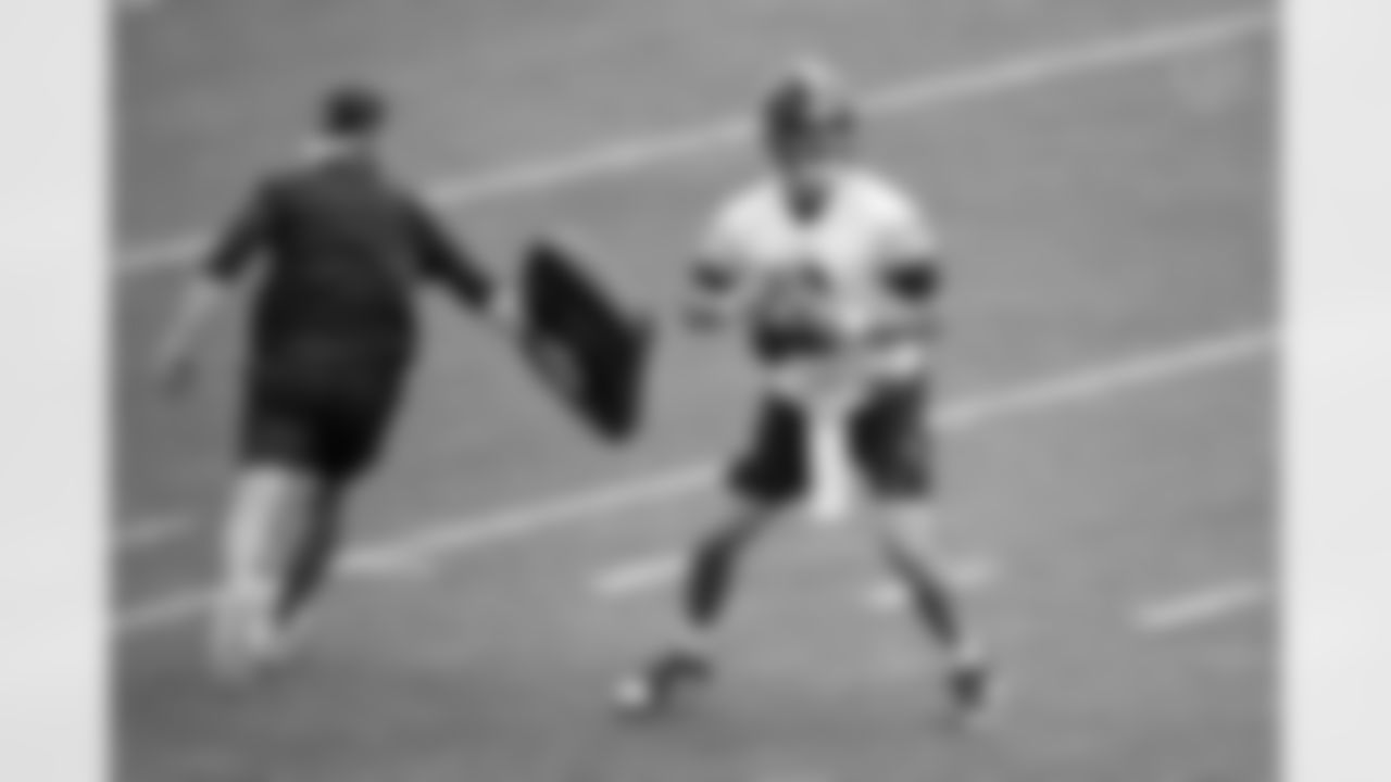 Pittsburgh Steelers quarterback Mason Rudolph (2) practices at the UPMC Rooney Sports Complex during the 2025 minicamp, Tuesday June 10, 2025. (Karl Roser / Pittsburgh Steelers)