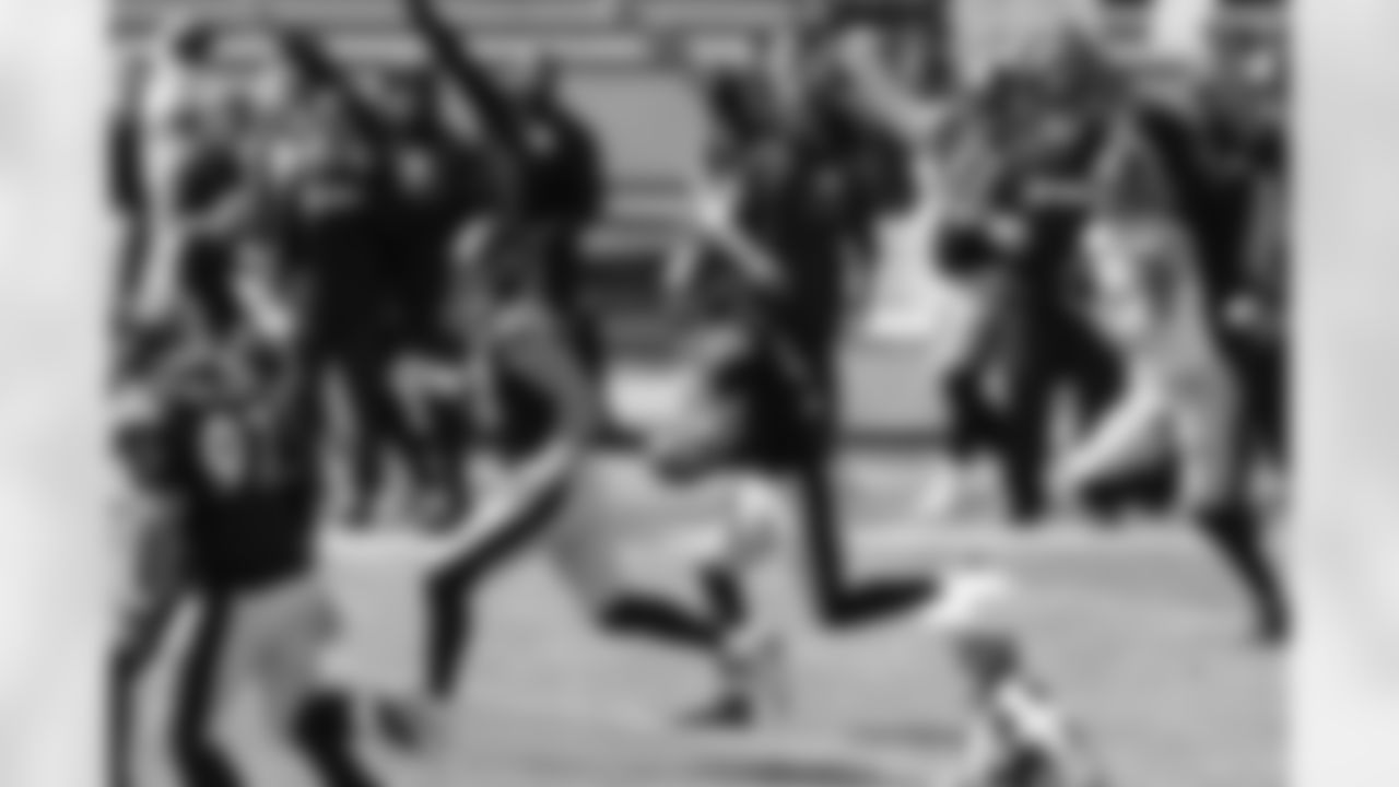 Pittsburgh Steelers linebacker Nick Herbig (51) intercepts a pass during a regular season game between the Pittsburgh Steelers and the Seattle Seahawks, Sunday, Sept. 14, 2025 in Pittsburgh, PA. The Seahawks beat the Steelers 31-17. (Harrison Barden / Pittsburgh Steelers)