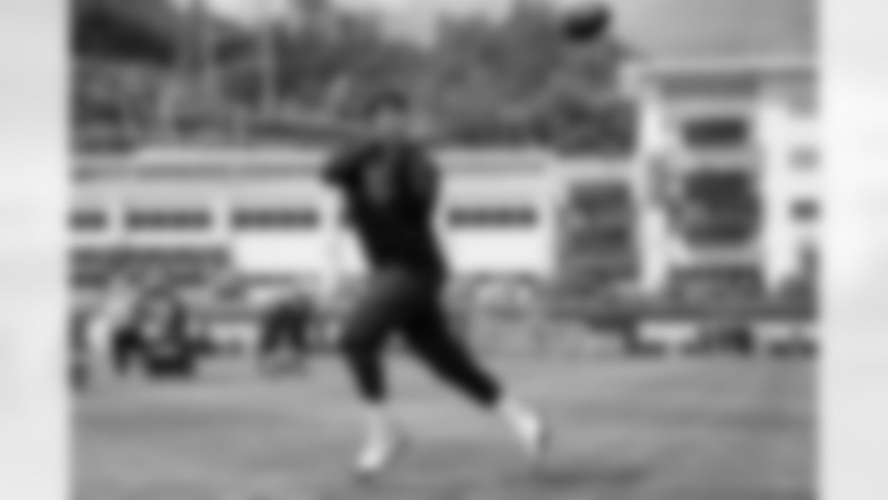 Pittsburgh Steelers tight end Darnell Washington (80) during Phase Two of the voluntary offseason workout program on Monday, May 5, 2025 in Pittsburgh, PA. (Alysa Rubin / Pittsburgh Steelers)