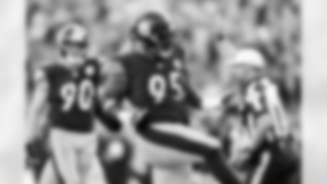 Pittsburgh Steelers defensive tackle Keeanu Benton (95) during a regular season game between the Pittsburgh Steelers and the Indianapolis Colts, Sunday, Nov. 2, 2025 in Pittsburgh, PA. (Karl Roser / Pittsburgh Steelers)