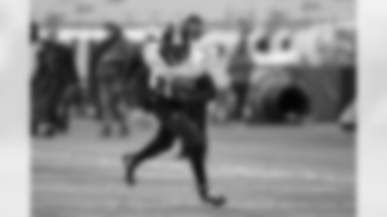 Pittsburgh Steelers wide receiver Brandon Johnson (89) during practice at Acrisure Stadium preparing for a Week 18 matchup against the Baltimore Ravens, Friday, Jan. 2, 2026 in Pittsburgh, PA. (Karl Roser / Pittsburgh Steelers)