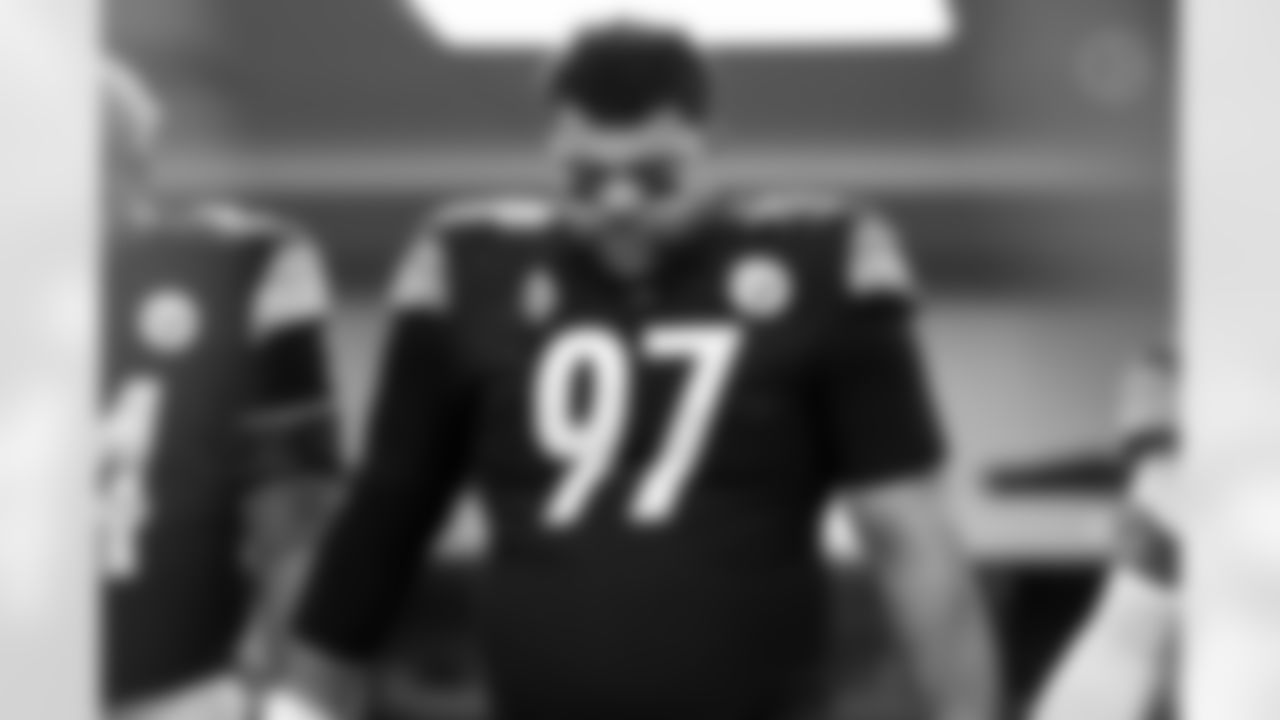 Pittsburgh Steelers defensive tackle Cameron Heyward (97) during a postseason Wild Card game between the Pittsburgh Steelers and the Houston Texans, Monday, Jan. 12, 2026 in Pittsburgh, PA. (Karl Roser / Pittsburgh Steelers)