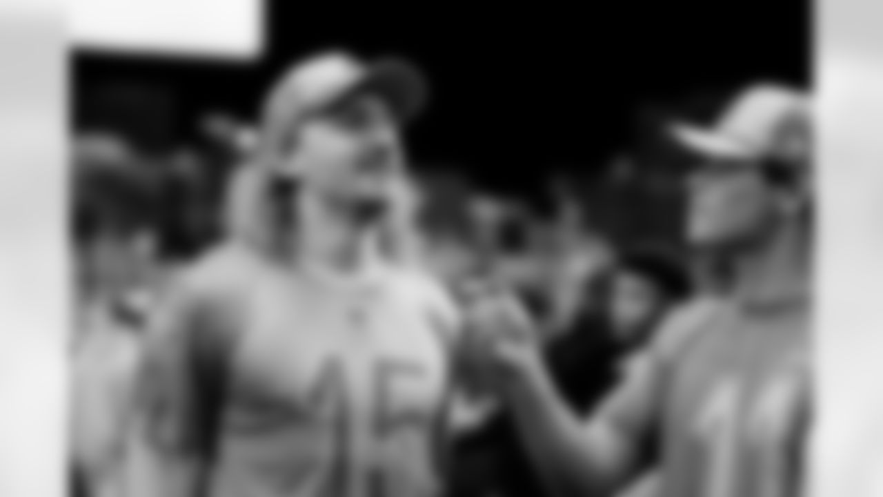 Pittsburgh Steelers wide receiver Ben Skowronek (15) interviews during a Pro Bowl team practice on Monday, February 2, 2026 in San Francisco. (Kara Durrette/NFL)