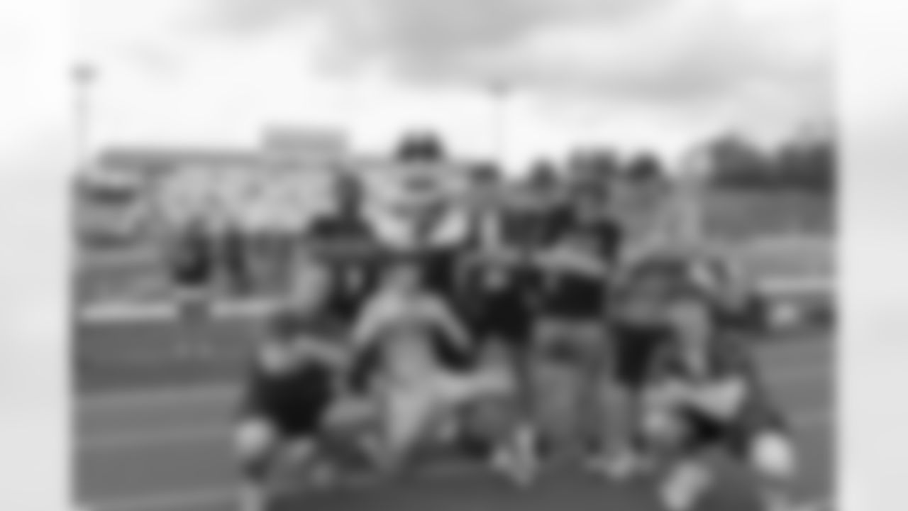 Week 5 of the Steelers' Girls High School Flag Football season Sunday, May 5, 2024 at Bethel Park High School. (Arron Anastasia / Pittsburgh Steelers)