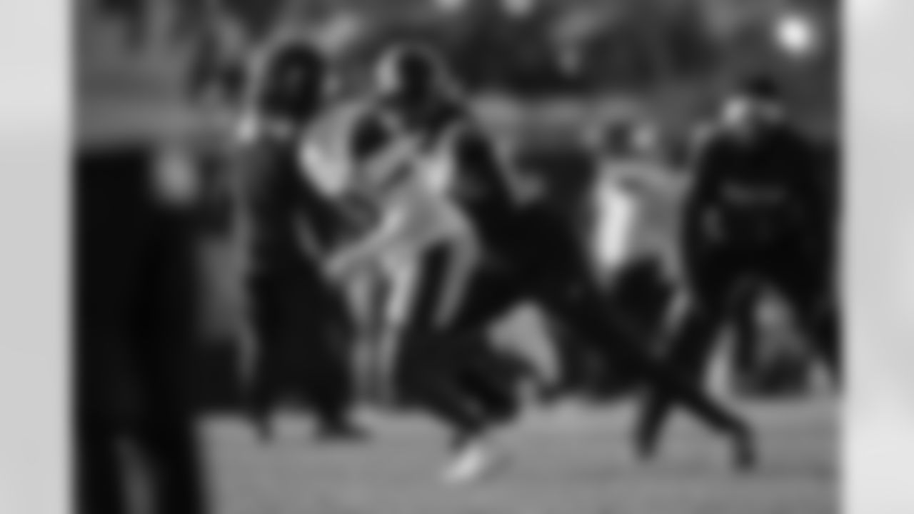 Pittsburgh Steelers defensive back D'Shawn Jamison (38) and Pittsburgh Steelers cornerback Brandin Echols (26) during practice at the UPMC Rooney Sports Complex preparing for a Week 16 matchup against the Detroit Lions, Thursday, Dec. 18, 2025 in Pittsburgh, PA. (Alysa Rubin / Pittsburgh Steelers)