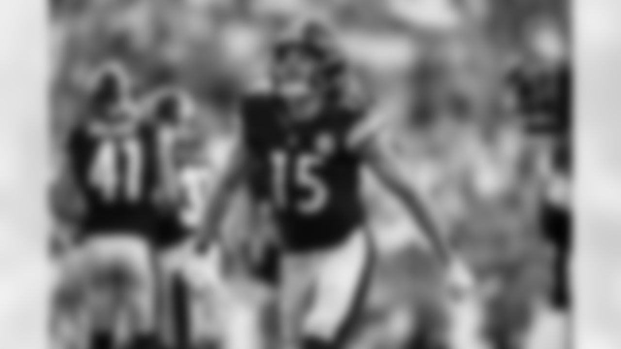 Pittsburgh Steelers wide receiver Ben Skowronek (15) during a regular season game between the Pittsburgh Steelers and the Indianapolis Colts, Sunday, Nov. 2, 2025 in Pittsburgh, PA. The Steelers defeated the Colts 27-20. (Alysa Rubin / Pittsburgh Steelers)